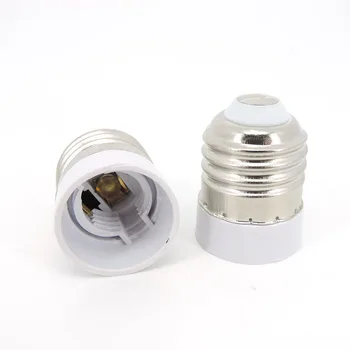 1/2/5шт От E27 До E17 до E27 led лампа, контакт, на основата на лампата, държач, Халогенна лампа КЛЛ, адаптер за лампи и Конвертор