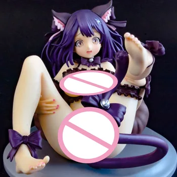 16cm за nsfw Apocrypha Toy Nine Lives Cat Girl LotNG Секси Момиче-котка PVC Фигурки За Възрастни са подбрани Модел на Порно Фигурки Играчки