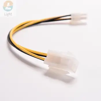 1бр 20 см ATX Plug 4Pin до 4Pin штекеру КОМПЮТЪР Процесор захранващ удължителен кабел Захранващ Адаптер Конектор