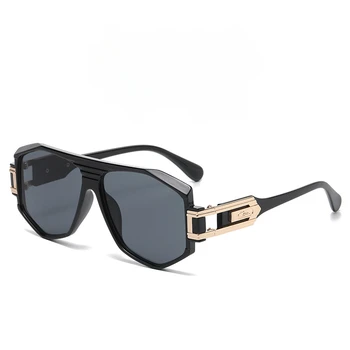 2023 Нови Кръгли Слънчеви Очила Дамски Маркови Слънчеви Очила с Овални Рамки на Веригата Модни Градиентные Очила Дамски UV400 Oculos De Sol
