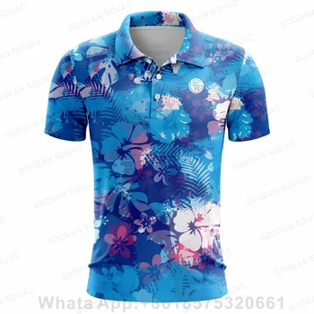2023 Нови Модни Ежедневни Ризи поло с къс ръкав, Летни Спортни Детски Ризи Топка за голф, Бързосъхнеща Удобни Дишащи Риза