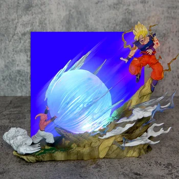 21 см наличието на Dragon Ball Gk Figuras Sky Top Studio Wcf Buu Срещу Goku Аниме Маджин Buu son Goku Фигурка PVC Колекция Играчки