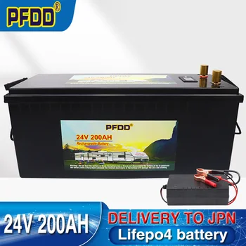 24V 200Ah LiFePO4, Литиево-желязо-Фосфатный Батерия LiFePO4 Вграден BMS 4000 + Дълбоките Цикли За Съхранение на Слънчевата Енергия в голф-Карти На открито