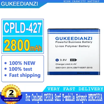 2800 mah Батерия GUKEEDIANZI CPLD-427 CPLD427 За Coolpad CP331A Surf T-mobile Hotspot BTRCP331A За мобилен телефон и Голяма Мощност Battera