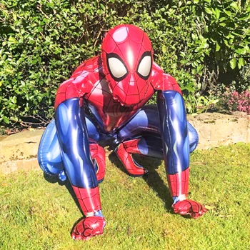 3D Анимационен филм Spider-Man Железният Човек балони от алуминиево фолио За Украса на Парти по случай рождения Ден на Герой Подаръци за момчета, Балони, Детски играчки Топка