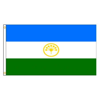3x5 фута 90x150 см Флаг на Република териториални единици на Руската Федерация Банери за вътрешен и Външен декор