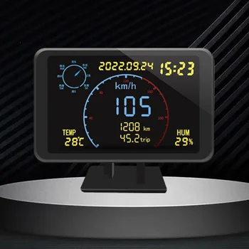 4,7-инчов екран на дисплея Предупреждение за предното стъкло за GPS тракер Автомобил Скоростомер сот Многофункционални автоаксесоари