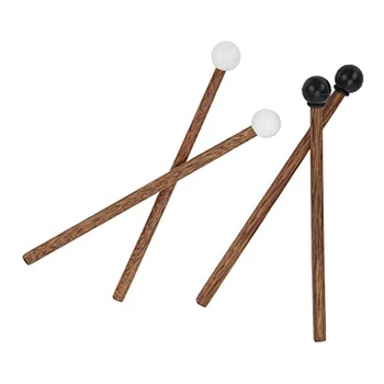 4 Барабанни пръчки със стоманени езикът, Гумен чук За детски барабанисти и лекари