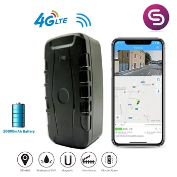 4G Авто Водоустойчив GPS Тракер LK209C 20000 mah Батерия за Проследяване на автомобили в реално време Локатор Магнит 240 Дни LK209A Безплатно приложение
