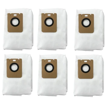 6 Бр. Торбички за прах за Xiaomi Dreame Bot D10 Plus RLS3D Прахосмукачка за боклук, резервни части за Подмяна на торбичката за прах