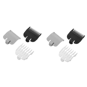 6 Броя универсални машинки за стригане Пределно гребен Ограничаване на инструменти за подстригване на Коса Електрическа машина за подстригване на коса Челюсти 1,5 мм / 3 мм / 4.5 mm