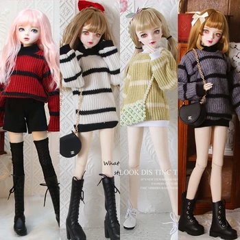 60 см кукла BJD само плат Сладък дрехи пуловер няколко цвята 1/3 1/4 1/6 Аксесоари за кукли, Детски играчки, само кърпа Kawaii
