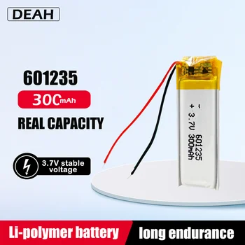 601235 300 mah 3,7 В Li-po Акумулаторна литиево-полимерна батерия за MP3 MP4, дръжка за запис играчки с GPS, Bluetooth слушалка, Селфи-стик