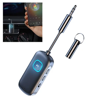 aptX-LL/HD/AD Bluetooth 5.2 Приемник Предавател Стерео Аудио 3.5 мм Безжичен Адаптер за свободни ръце за автомобил на телевизора Високоговорители Слушалки