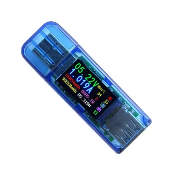 AT34 USB 3.0 LCD Волтметър Амперметър Измерване на Напрежение Мултицет за Зареждане на Батерията на Power Bank USB Тестер