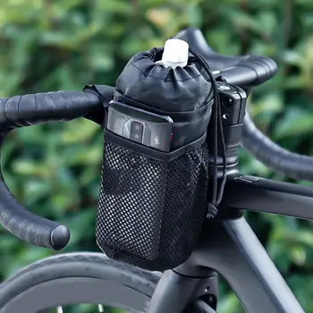 Bag-държач за бутилки с вода С крепежни ленти, дизайн водоустойчива окото на джоба, Универсална чанта за носене на бутилка с вода за велосипед