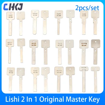 CHKJ Оригинален мастър ключ Lishi 2 в 1 Инструмент HON66/HU66/HU92/VA2T/HU101/TOY48/HU83 Инструмент за ремонт на автомобилни ключове Honda/VW/Audi/Toyota