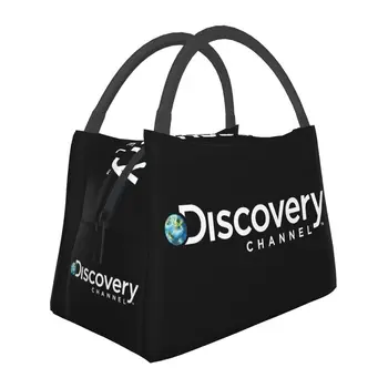 Discovery Channel-bolsas de almuerzo aisladas para mujer, enfriador térmico portátil para espectáculo de televisión, Bento Box,
