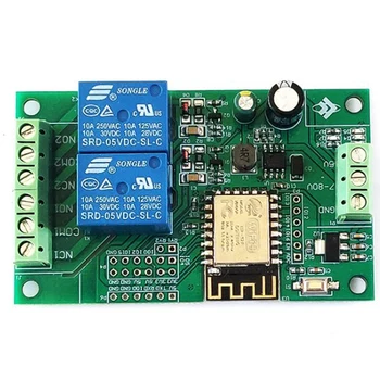 Esp8266 Esp-12F, Wifi Релеен Модул 2 на Канал 5 В/8-80 В Мрежата на Превключващ ключ За Arduino Ide Smart Home App Remot Control