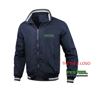 Festool 2023 Пролет-есен мъжко сако, Мъжки дрехи, Ежедневни спортни висококачествена бейзболна яке с цип, топ