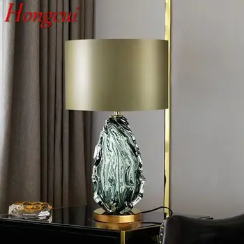 Hongcui Скандинавски Съвременна настолна лампа с глазура, Модерно изкуство, Хол, Спалня, Хотел, Led Индивидуалност, Оригиналност, Настолна лампа