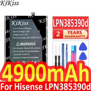 KiKiss Мощна батерия LPN385390D 4900 mah батерии за Hisense LPN385390d