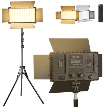 Led-600 Led панел за запис на Видео, Двуцветен Панел за Осветление за Фотография 3200 K-5600 K, камера, Попълнете Лампа за фото студио, За видео блог на YouTube