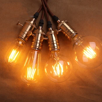 Led крушка на Едисон E27, вита лампа, ретро-ностальгическая топло жълто вольфрамовая конец, ретро креативната led энергосберегающая лампа e27