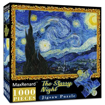 MaxRenard 1000 Бр. Пъзели Известните Картини на Ван Гог 