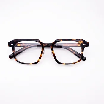 MEGANEROCK Belight Оптични Японски Мъжки Реколта Ретро Ацетатные Очила С Лещи, Предписани В Рамки За Очила Eyewear VECTOR-001
