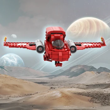 No Man 's Sky Moc Rasamama S36 Самолет Градивни елементи и Космически Приключенска Игра Модел си САМ