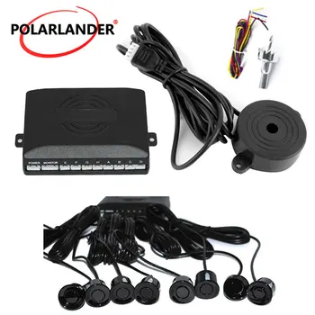 PolarLander 9 Цвята Сензор За Паркиране На Кола, 8 Сензори S Зумер Гръб Радар-Детектор На Обратната Система Звуков Сигнал Аксесоари