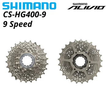 Shimano Alivio M4000 HG400-9 9 Статия Велосипедна Лента МТБ Планинско Колоездене Свободно движение HG400 9S 11-28 T 11-32 T 11-34 T 28T 32t 34t 36t