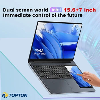 Topton L10 Лаптоп с двоен екран 15,6 Инча IPS + 7 
