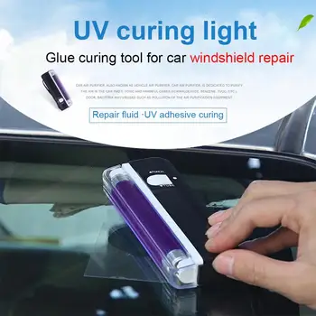 UV-Отверждающий Лампа От Смола за автомобилни Стъкла, UV-Лампа За Ремонт на автомобили, UV-Пукнатини В Автостекле, Инструменти За Ремонт на Предното Стъкло, Автомобилни Аксесоари