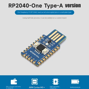 Waveshare RP2040-One Development Board Type-Версия 4 MB Флаш памет за таксите за развитие на микроконтролера Raspberry Pi