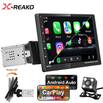X-REAKO 1 Din 9-инчов Авто Радио Стерео Универсален MP5 Плейър FM Bluetooth 9 