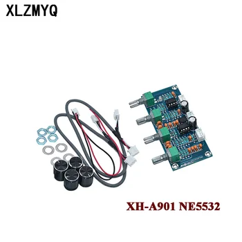 XH-A901 NE5532 Тональная такса Предусилителя Предварителен усилвател с възможност за регулиране на силата на звука на високи и ниски честоти Регулатор тембъра на предварителен усилвател за таксите, усилвател