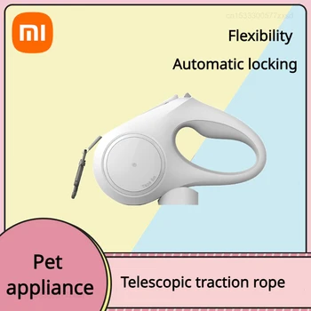 Xiaomi PETKIT Smart Retractable За малки кучета със средни размери, 4,5-метрова дърпане на въже, зарядно устройство ще захранване на въже за домашни любимци с led подсветка