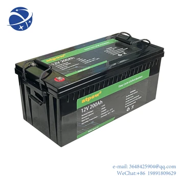 YYHCLifepo4 Акумулаторна Батерия 12v 200ah Литиево-Йонна Батерия За Слънчеви Батерии, Електрически Мотор Rv Atv