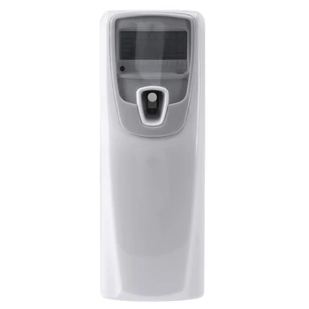 Автоматично аерозолен диспенсер с LCD дисплей, автоматичен освежители за въздух в тоалетната на дома с празни банки, диспенсер за парфюми