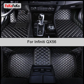 Автомобилни постелки FeKoFeKo по поръчка за Infiniti QX56, автоаксесоари, килим за краката