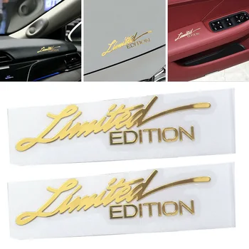 Автомобилни Стикери от 2 теми, Златна лимитированная серия, Лого, Емблема, Икона, Метален Стикер, Стикер на Кола, Аксесоари 