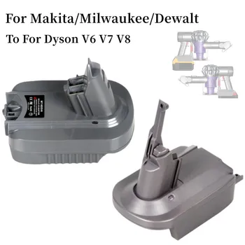 Акумулаторен адаптер За Makita/Dewalt/Milwaukee 18V литиево-йонна батерия се Превръща В акумулаторни прахосмукачка Дайсън V6, V7 V8 за използване с инструмента