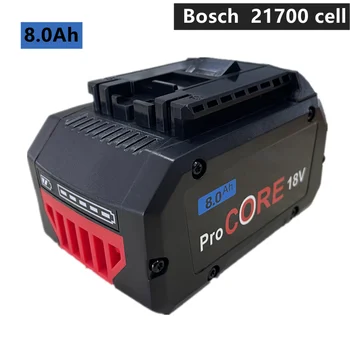 Батерия за бормашини 18V 8.0 Ah за Bosch BAT609 ProCore 21700 Литиево-йонни Акумулаторни батерии за BAT610G BAT618 BAT620 BAT622