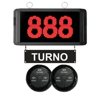 Безжично показване на номера на готовност за обслужване на клиенти на опашка за Управление с помощта на система за повикване следващия бутон