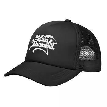 Бейзболна шапка на King Diamond Band за мъже и жени, шапки за шофьори на камиони, Регулируеми шапки Унисекс с вкара облегалка за риболов