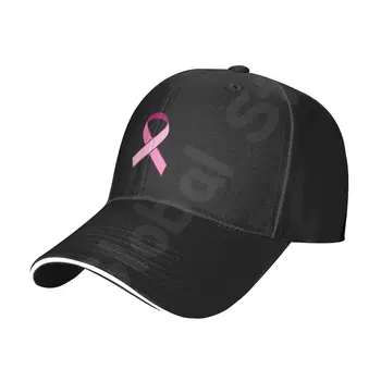 Бейзболни шапки с розова панделка За подкрепа на рак на млечната жлеза, Дамски Ежедневни слънчеви шапки Унисекс, Регулируема Шапка на шофьор на камион, Директна доставка