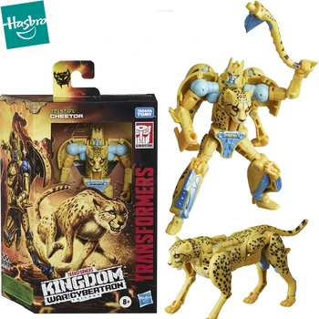 В присъствието на Hasbro Трансформърс Война за Cybertron: Кралство WFC-K4 Cheetor Луксозни Фигурка Модел Играчки, Подаръци за деца