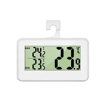 Водоустойчив Цифров термометър, Кухненски прибори, Инструменти, Точност термометър за хладилник, измерване на температурата, LCD екран-20-60